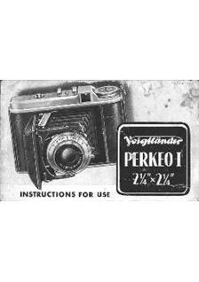 Voigtlander Perkeo 1 manual. Camera Instructions.